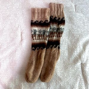 Peruvian Merino Wool Llama Socks